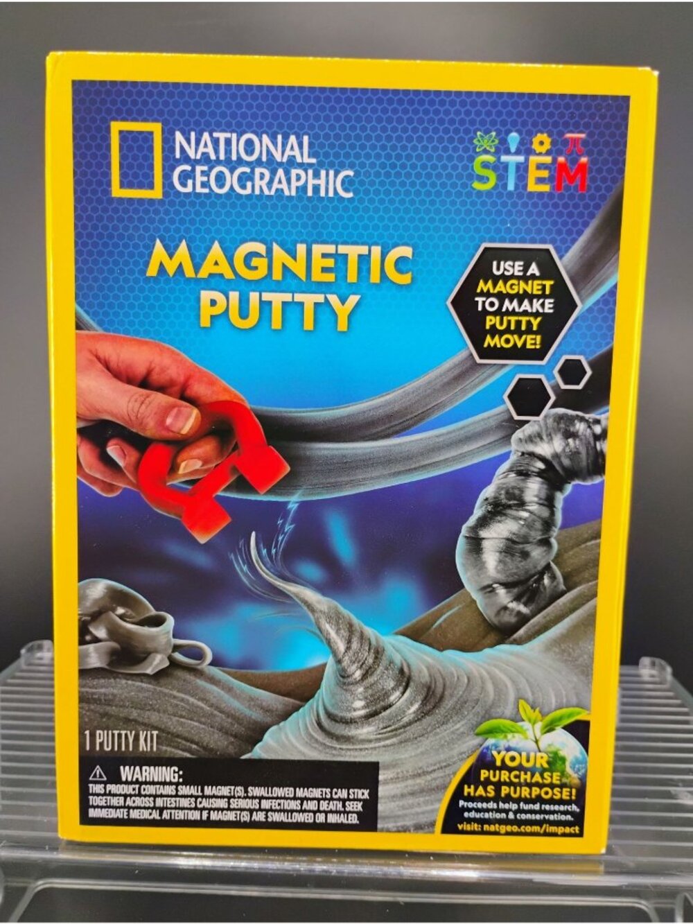 National Geographic STEM Magnetic Putty Kit Science Toy